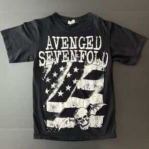 Avenge Sevenfold 2008 Tour Tshirt Men's Small Black Anvil Band Music